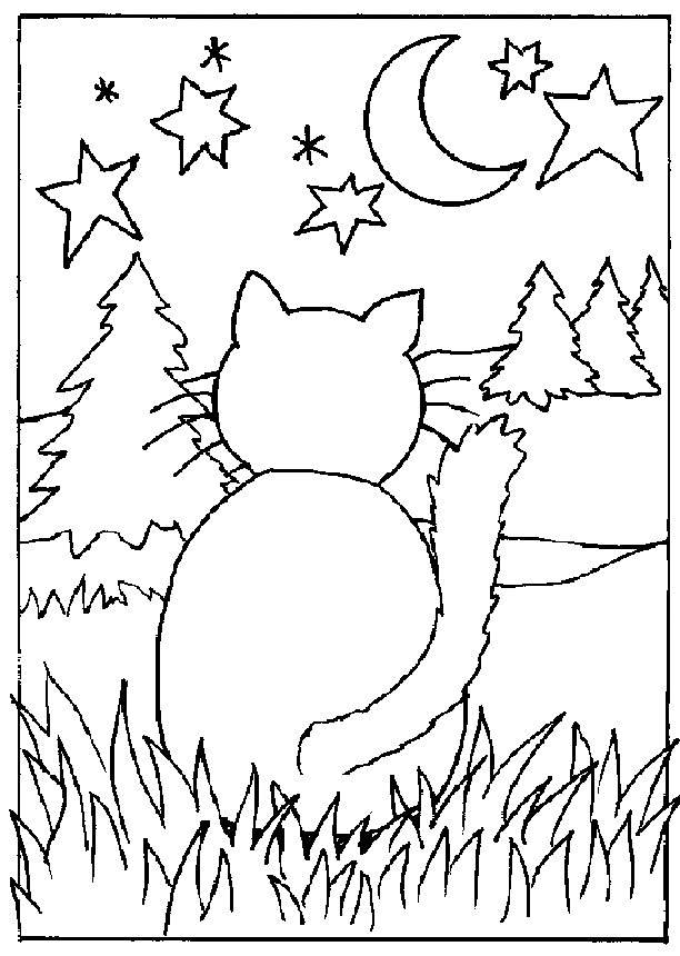 dibujo-para-colorear-gato-imagen-animada-0011