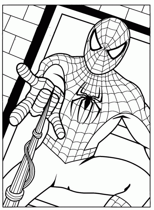 dibujo-para-colorear-spiderman-imagen-animada-0046