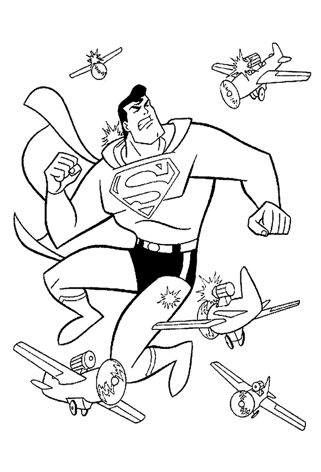dibujo-para-colorear-superman-imagen-animada-0010