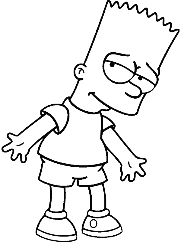 dibujo-para-colorear-los-simpson-imagen-animada-0006