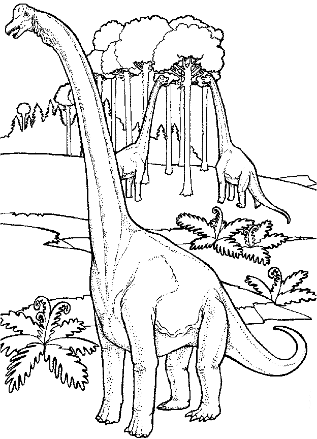 dibujo-para-colorear-dinosaurio-imagen-animada-0005