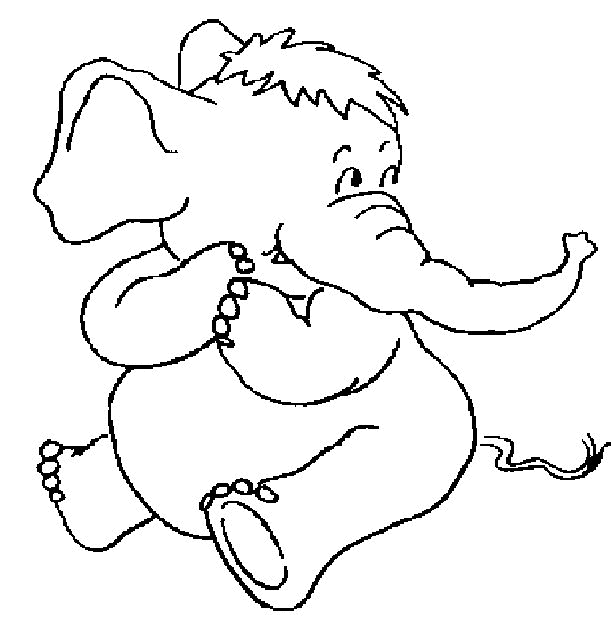 dibujo-para-colorear-elefante-imagen-animada-0014