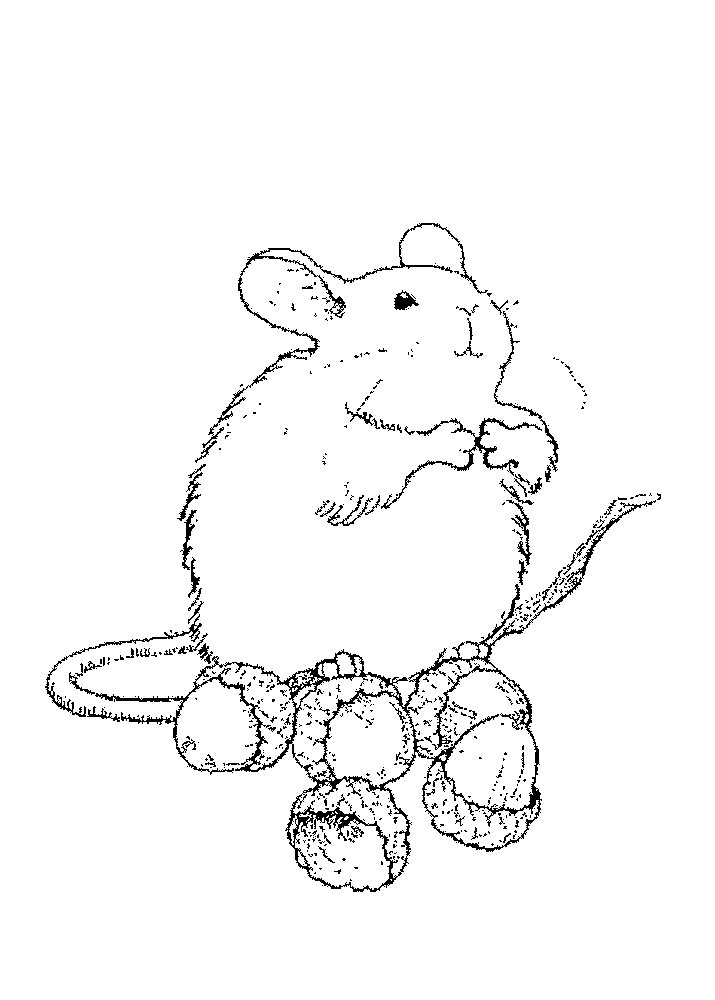 dibujo-para-colorear-raton-imagen-animada-0003