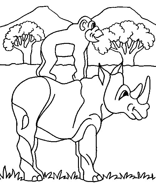 dibujo-para-colorear-rinoceronte-imagen-animada-0002