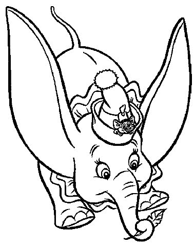 dibujo-para-colorear-dumbo-imagen-animada-0025