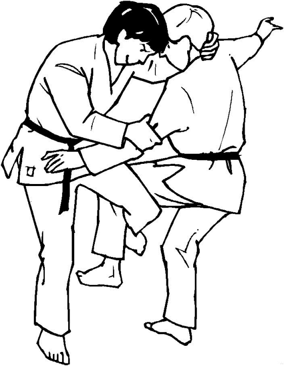 dibujo-para-colorear-judo-imagen-animada-0009