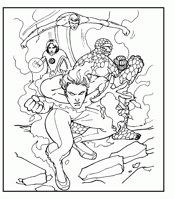 dibujo-para-colorear-los-4-fantasticos-imagen-animada-0001