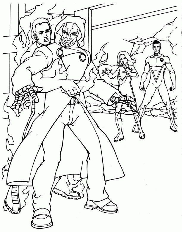 dibujo-para-colorear-los-4-fantasticos-imagen-animada-0005