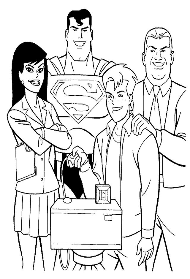 dibujo-para-colorear-superman-imagen-animada-0009