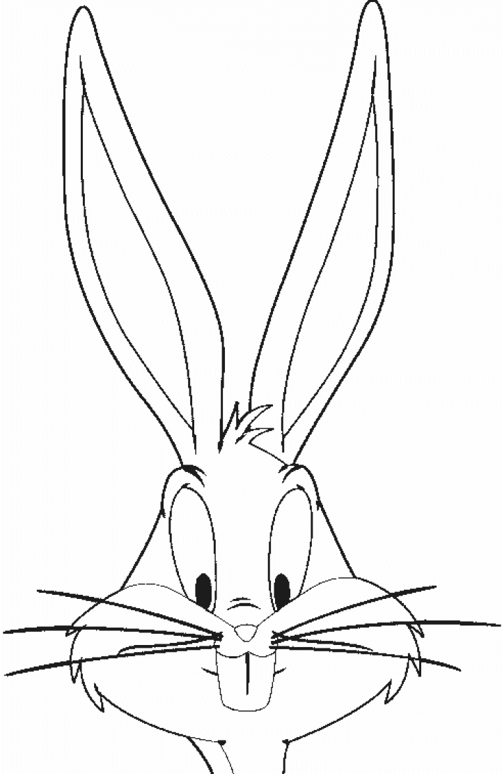 dibujo-para-colorear-bugs-bunny-imagen-animada-0009