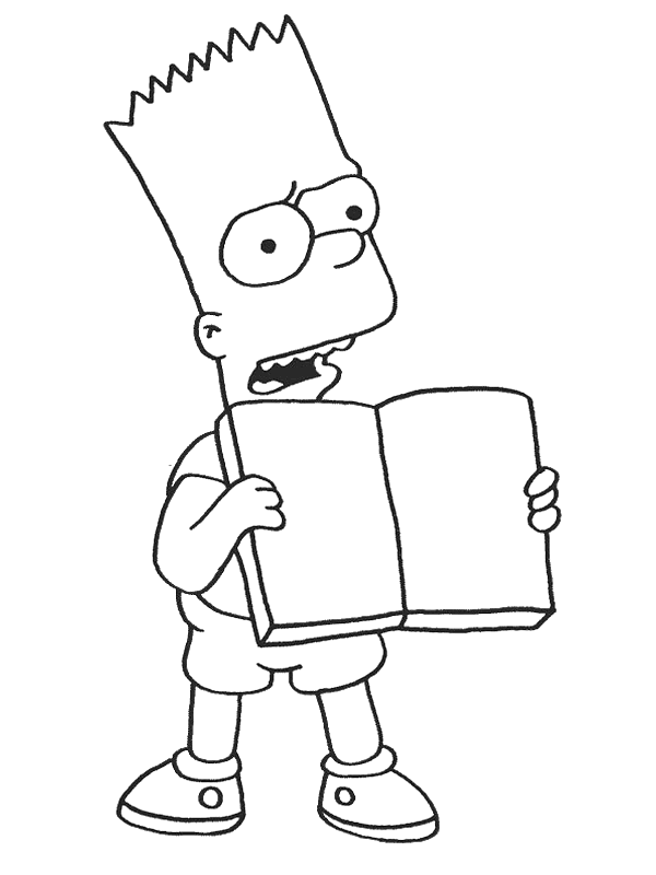 dibujo-para-colorear-los-simpson-imagen-animada-0023