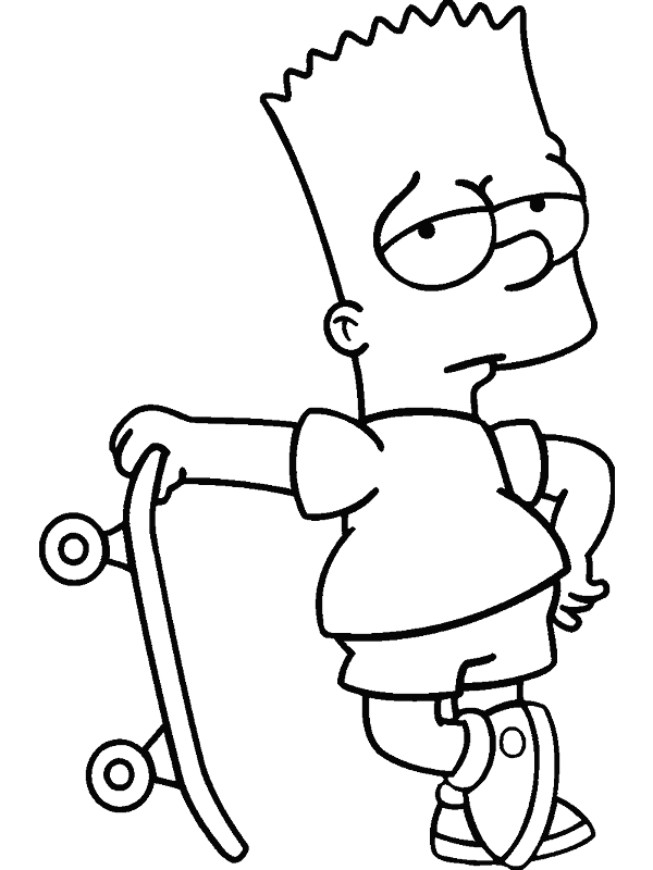 dibujo-para-colorear-los-simpson-imagen-animada-0029