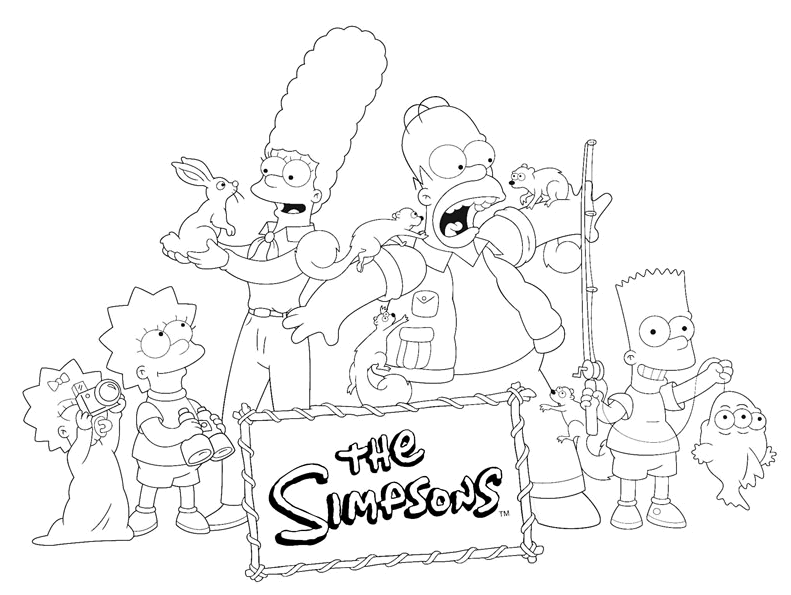 dibujo-para-colorear-los-simpson-imagen-animada-0042